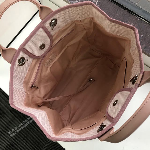 Chanel女包 66941 香奈兒經典款沙灘包 Chanel帆布購物袋  djc4038